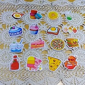 Food and drinks, Tear-resistant Multi-use Stickers